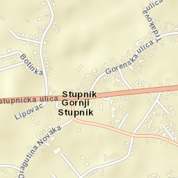 Stupnik Street Map