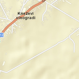 Kneževi Vinogradi Street Map