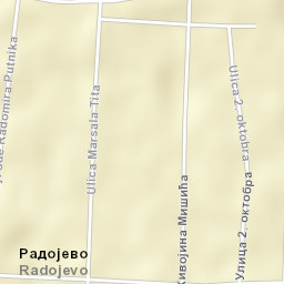 Radojevo Street Map