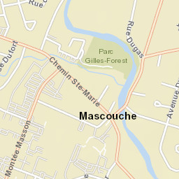 Mascouche Street Map