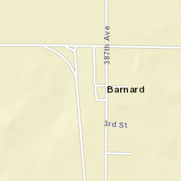 107-119 387th Ave Barnard SD Street Map