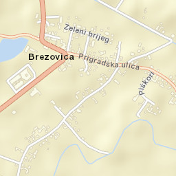 Brezovica Street Map