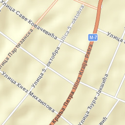 Srpska Crnja Street Map