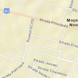 Comuna Moşniţa Nouã Street Map