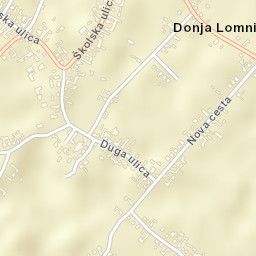 Donja Lomnica Street Map