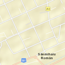 Comuna Sânmihaiu Român Street Map