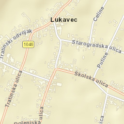 Lukavec Street Map