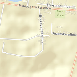 Novo Čiče Street Map