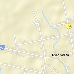 Comuna Racoviţa Street Map