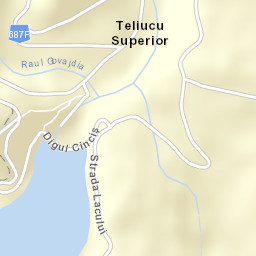 Comuna Teliucu Inferior Street Map