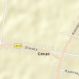Crnac Street Map