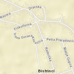 Bistrinci Street Map