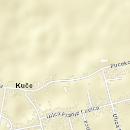 Kuče Street Map
