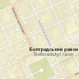 Bolhrad Street Map