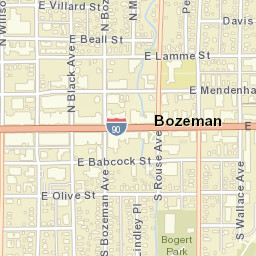 1 W Main St, Bozeman, Mt 59715 Street Map