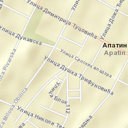 Apatin Street Map