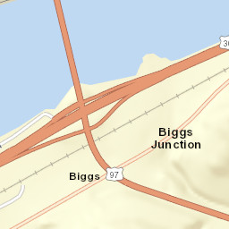 US-97 Wasco OR 97065 America Street Map