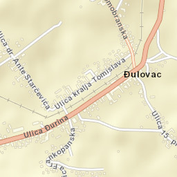 Đulovac Street Map