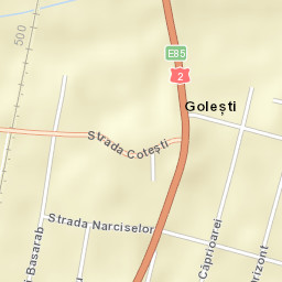 Comuna Goleşti Street Map