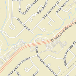 Blainville Street Map