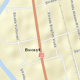 Bucești Street Map