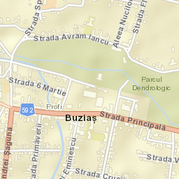 Buziaş Street Map