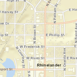 2-98 S Stevens St, Rhinelander, WI 54501 Street Map