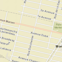 Montréal-Est Street Map