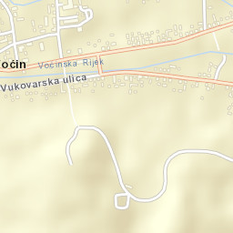 Voćin Street Map