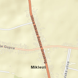 Mikleuš Street Map