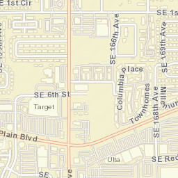 605 Southeast 164th Avenue, Vancouver Street Map