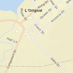 L'Orignal Street Map