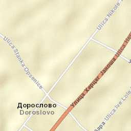 Doroslovo Street Map