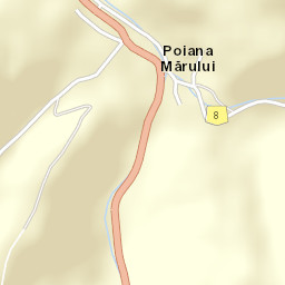 Comuna Poiana Mărului (Brașov) Street Map