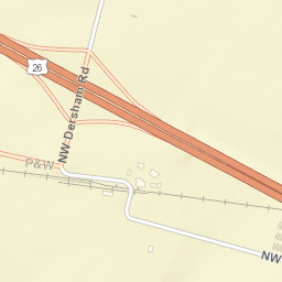 11985 Northwest Dersham Road, North Plains Street Map