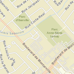 Boucherville Street Map