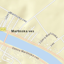 Martinska Ves Street Map