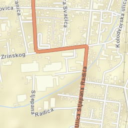 Daruvar Street Map