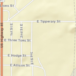 307 CanAm Highway Buffalo SD Street Map