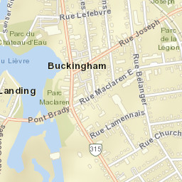 Buckingham Street Map