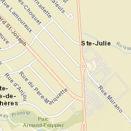 Sainte-Julie Street Map