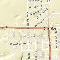 100-198 East Madison Street, Crandon, WI  Street Map