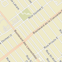 Laval Street Map