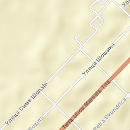 Čestereg Street Map