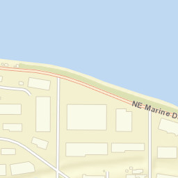 14510 Northeast Marine Drive, Portland, OR Street Map
