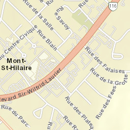 Mont-Saint-Hilaire Street Map