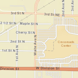 52-98 3rd Street North Waite Park MN Street Map