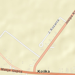Koška Street Map
