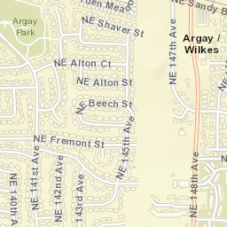 3804 Northeast 148th Avenue, Portland, OR Street Map