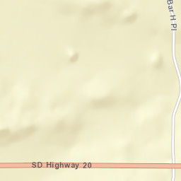 Highway 79, Reva, SD 57651, USA Street Map